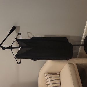 Black tank top V neck